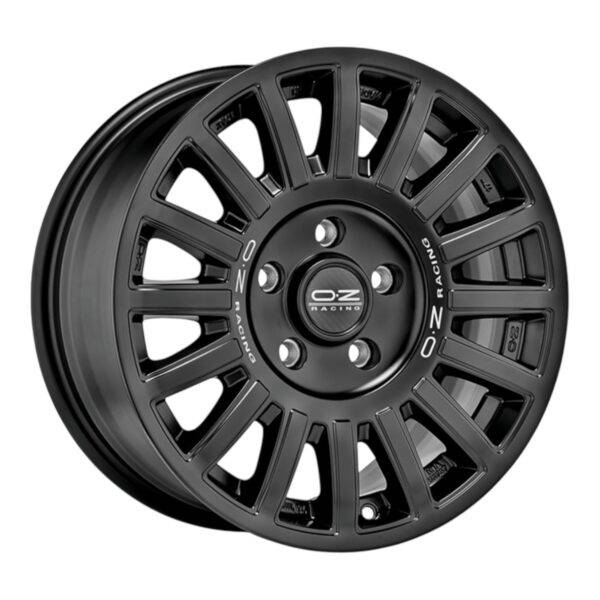 OZ Rally Raid Matt Black / Silver lettering