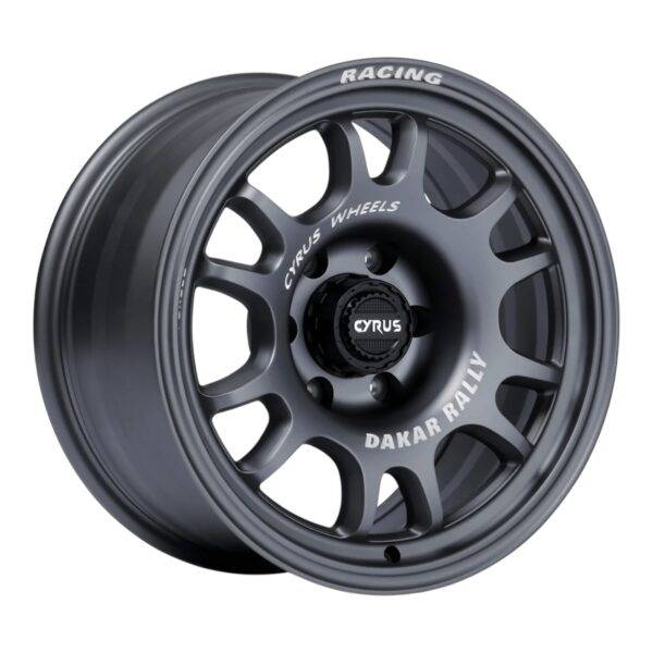 CYRUS DAKAR RALLY - GUN METAL / WHITE LETTERING