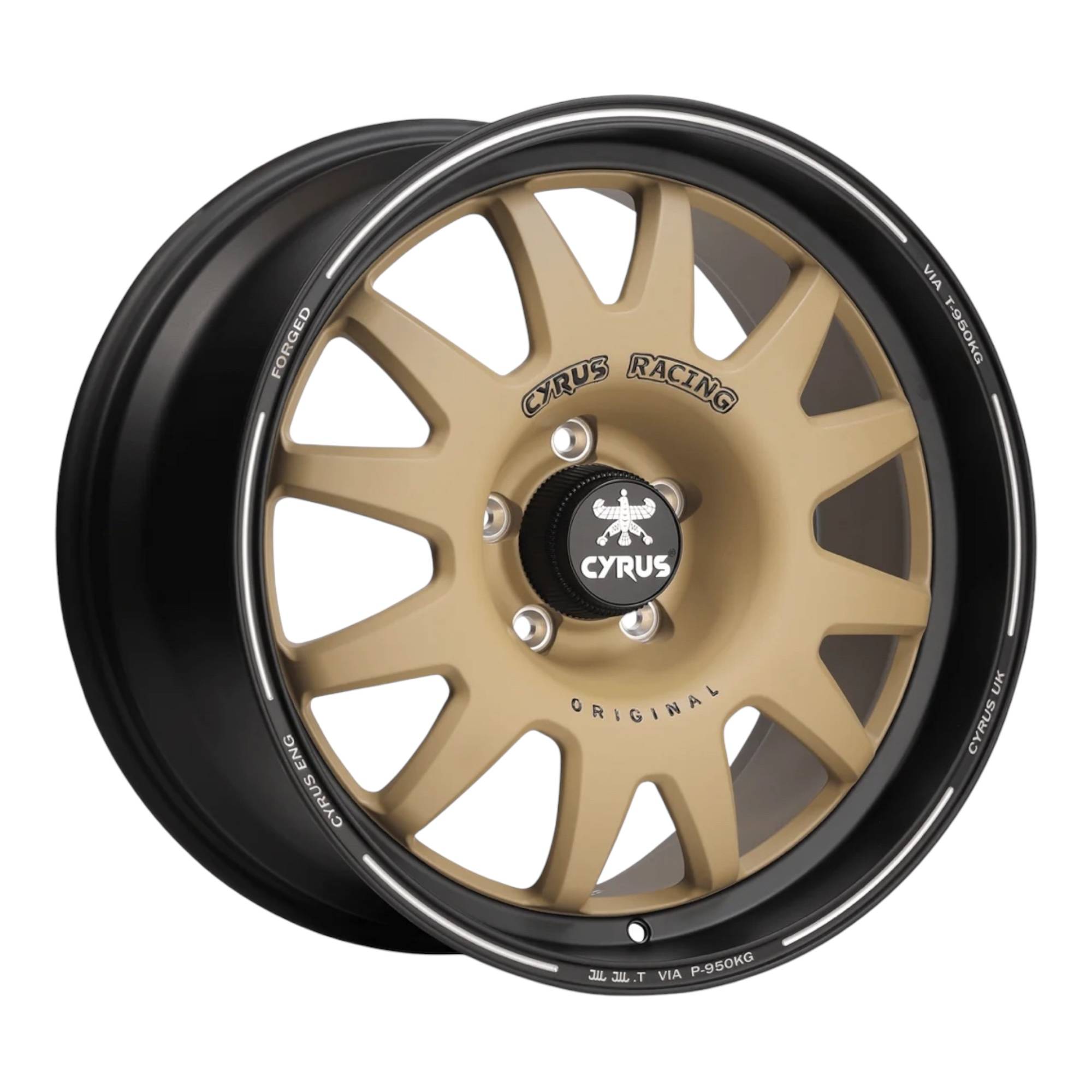 CYRUS CHARIOT - MATT KHAKI / LIP BLACK