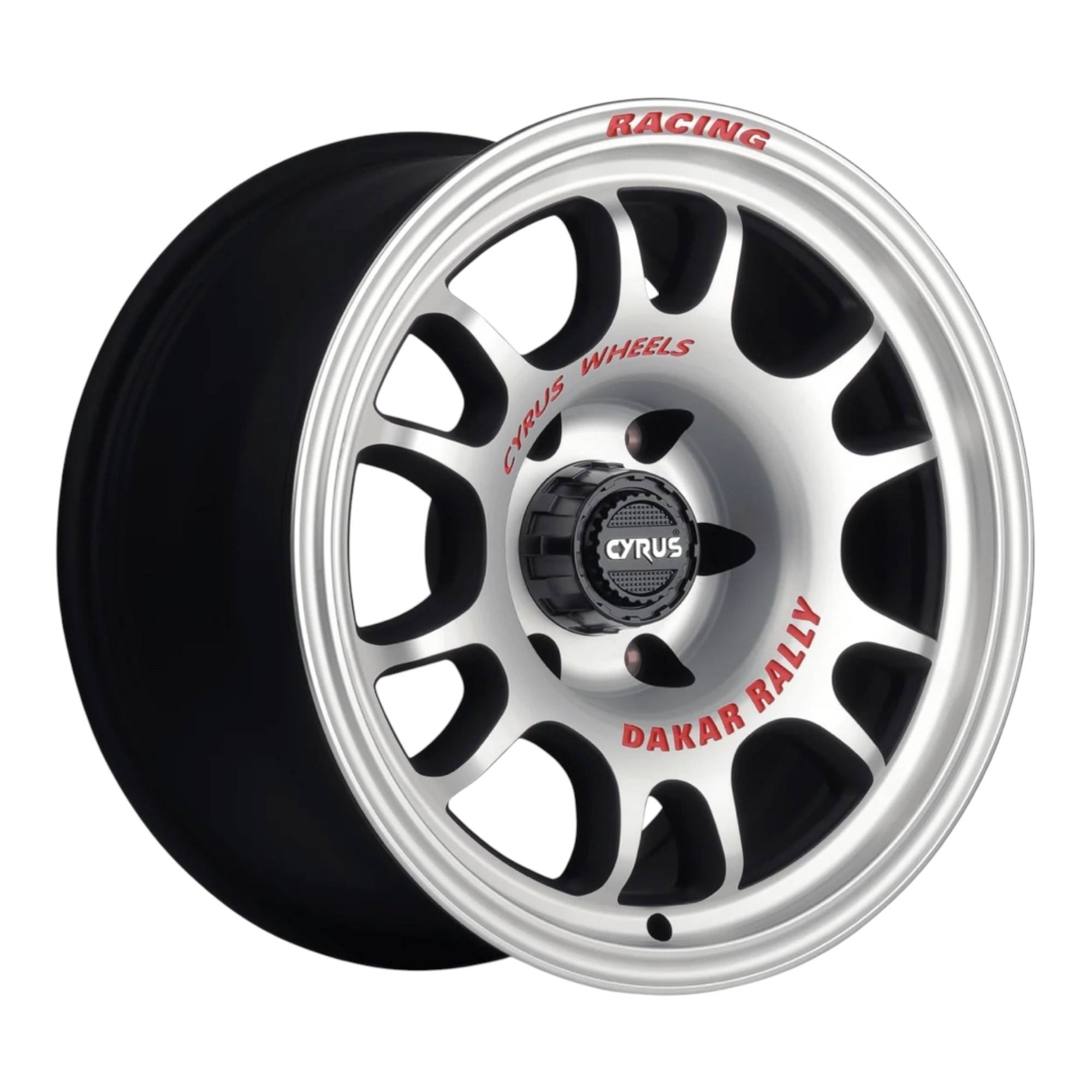 CYRUS DAKAR RALLY - SILVER / RED LETTERING